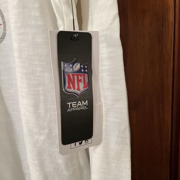 Pittsburgh Steelers 47 White Crew Neck Sweatshirt Women's Large NWT NFL PGH Logo - Picture 5 of 11